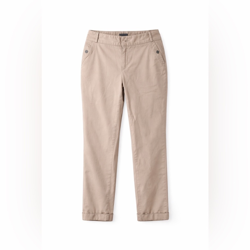 Banana Republic Womens Pants Beige Pockets Front Zipper‎